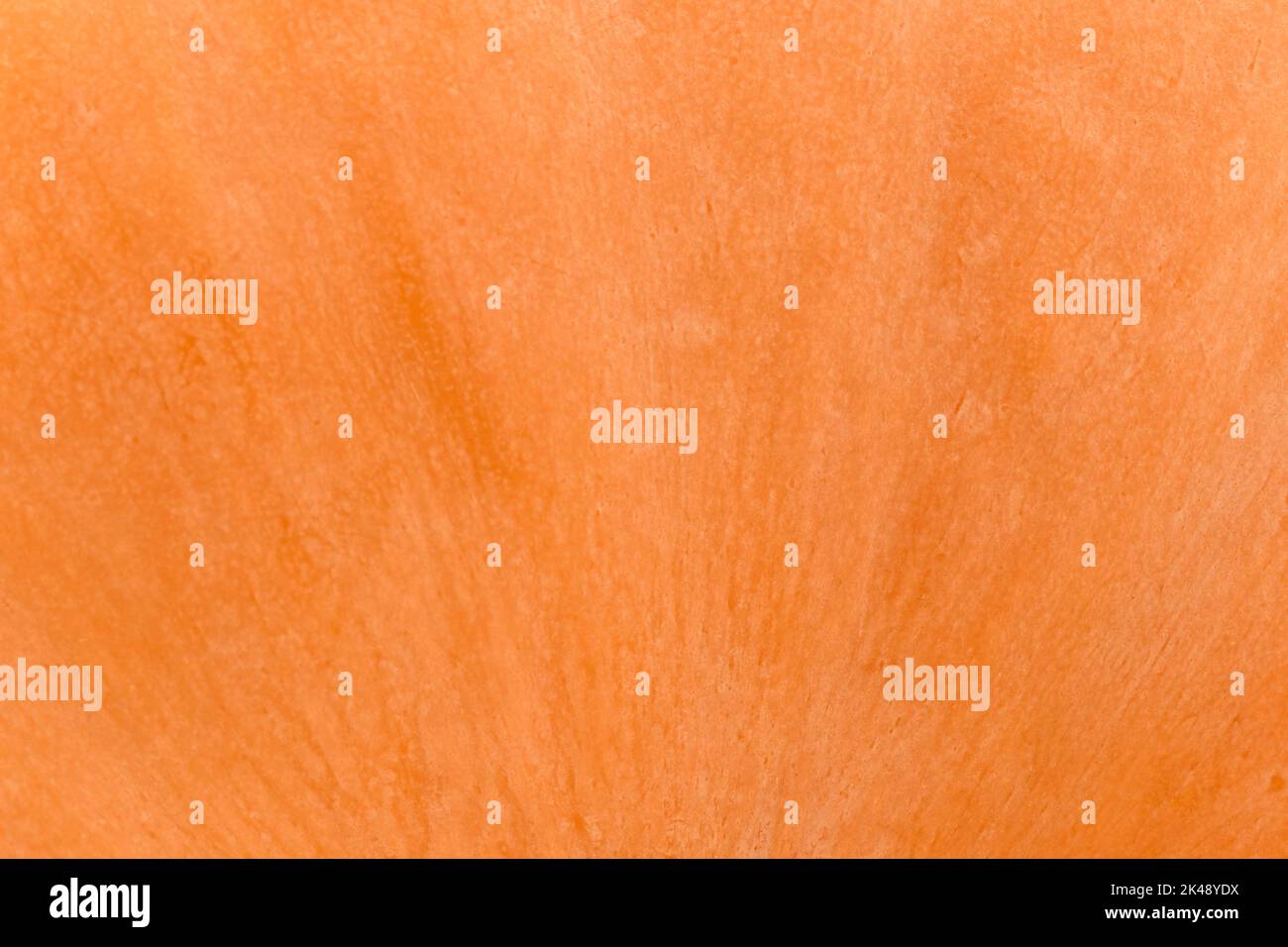 Nahaufnahme der Textur der Orangenkürbis-Schale Stockfoto