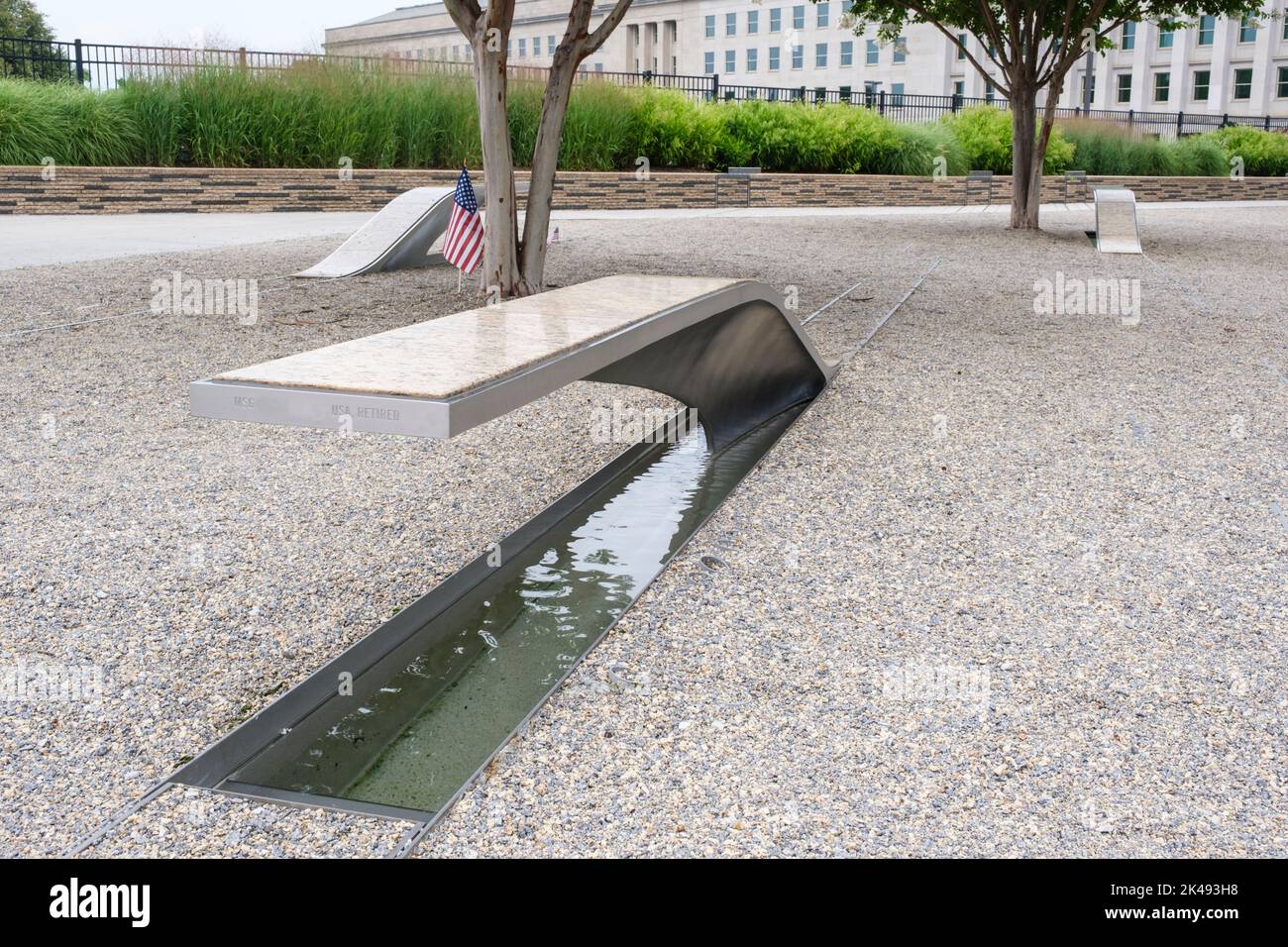 Das 5-9-11-Denkmal, Virginia, USA. Stockfoto