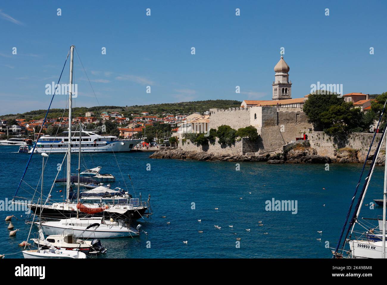 Insel Krk, Kroatien, Europa. Stockfoto