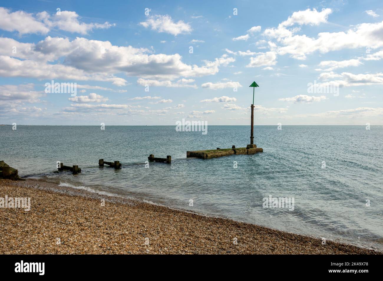 Sturmwasserleitung in Southsea Hampshire Stockfoto Sturmwasserleitung in Southsea Hampshire Stockfoto