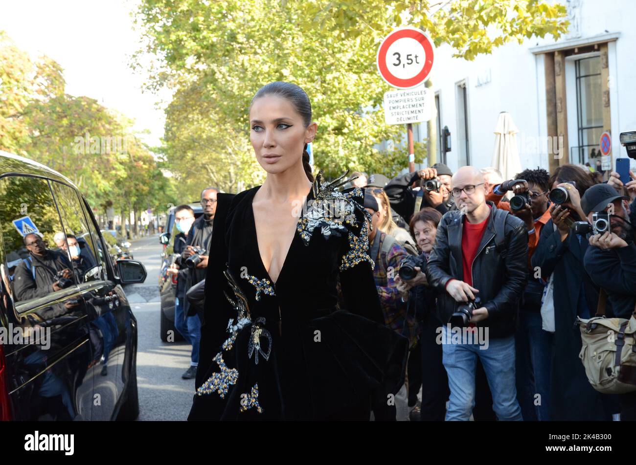 Les stars étaient nombreuses au palais de tokyo à Paris, pour le défilé Haute Couture d'Elie Saab Stockfoto