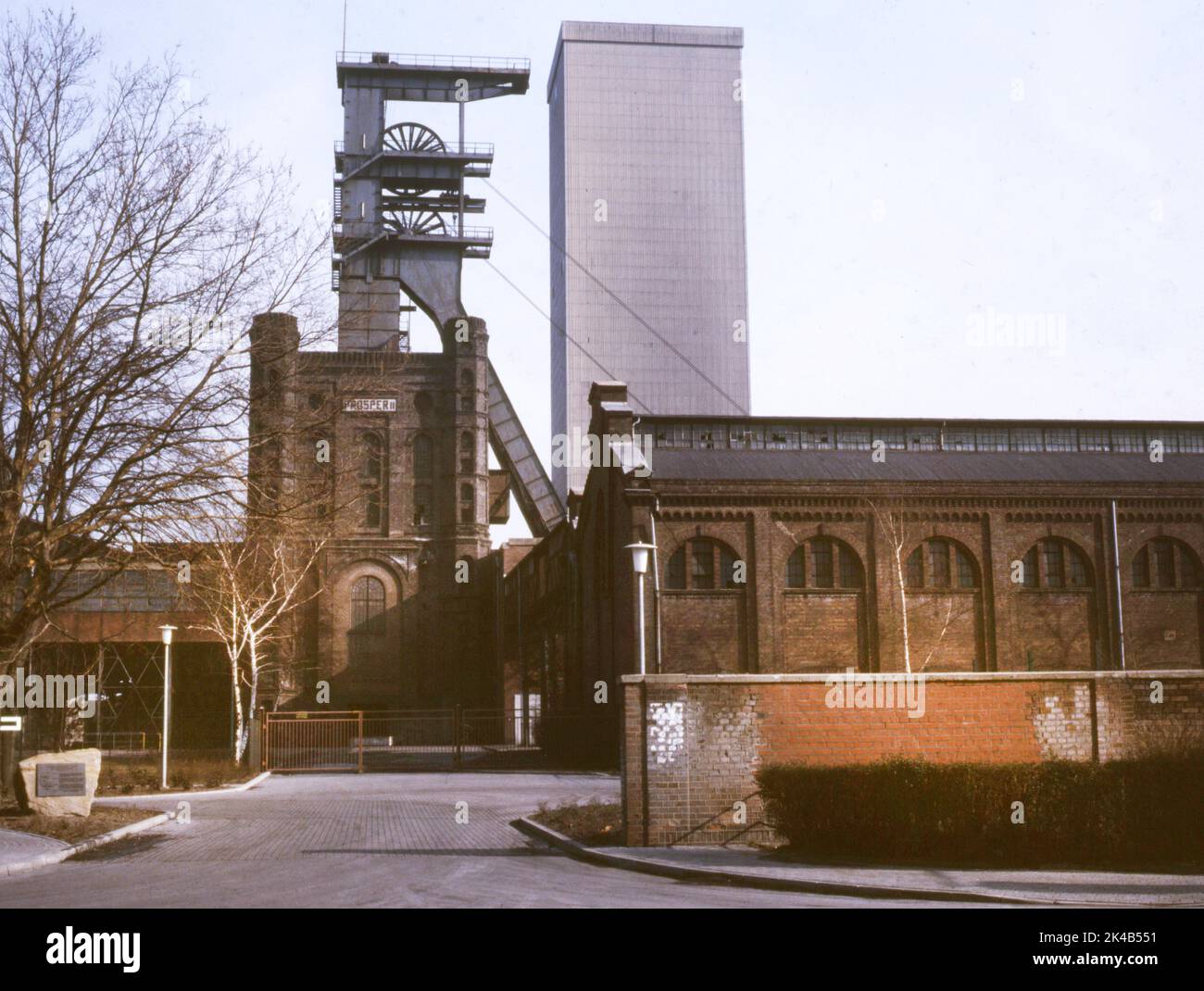 Dortmund. Die Prosper-II-Kohlemine um 1986-7 Stockfoto