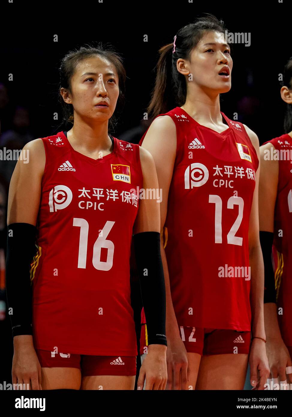 ARNHEM, NIEDERLANDE - 25. SEPTEMBER: Xia Ding aus China und Yingying Li ...