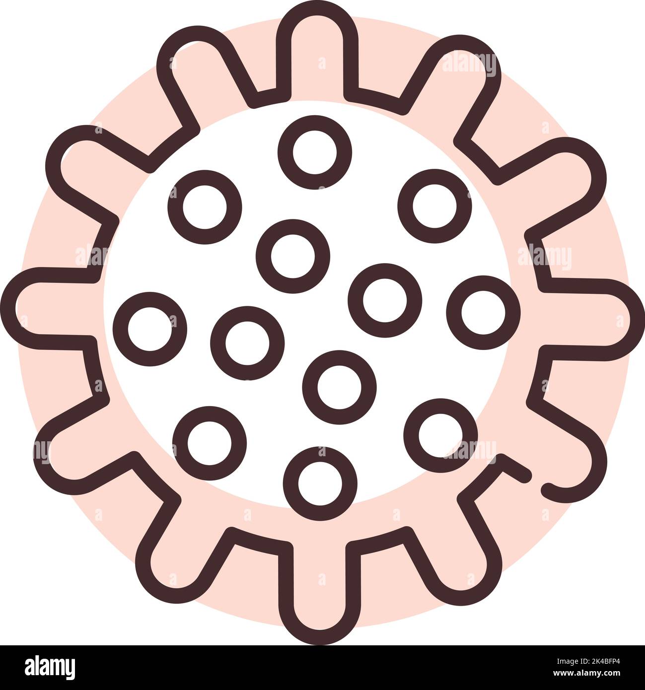 Saisonale Allergie, Illustration, Vektor auf weißem Hintergrund. Stock Vektor