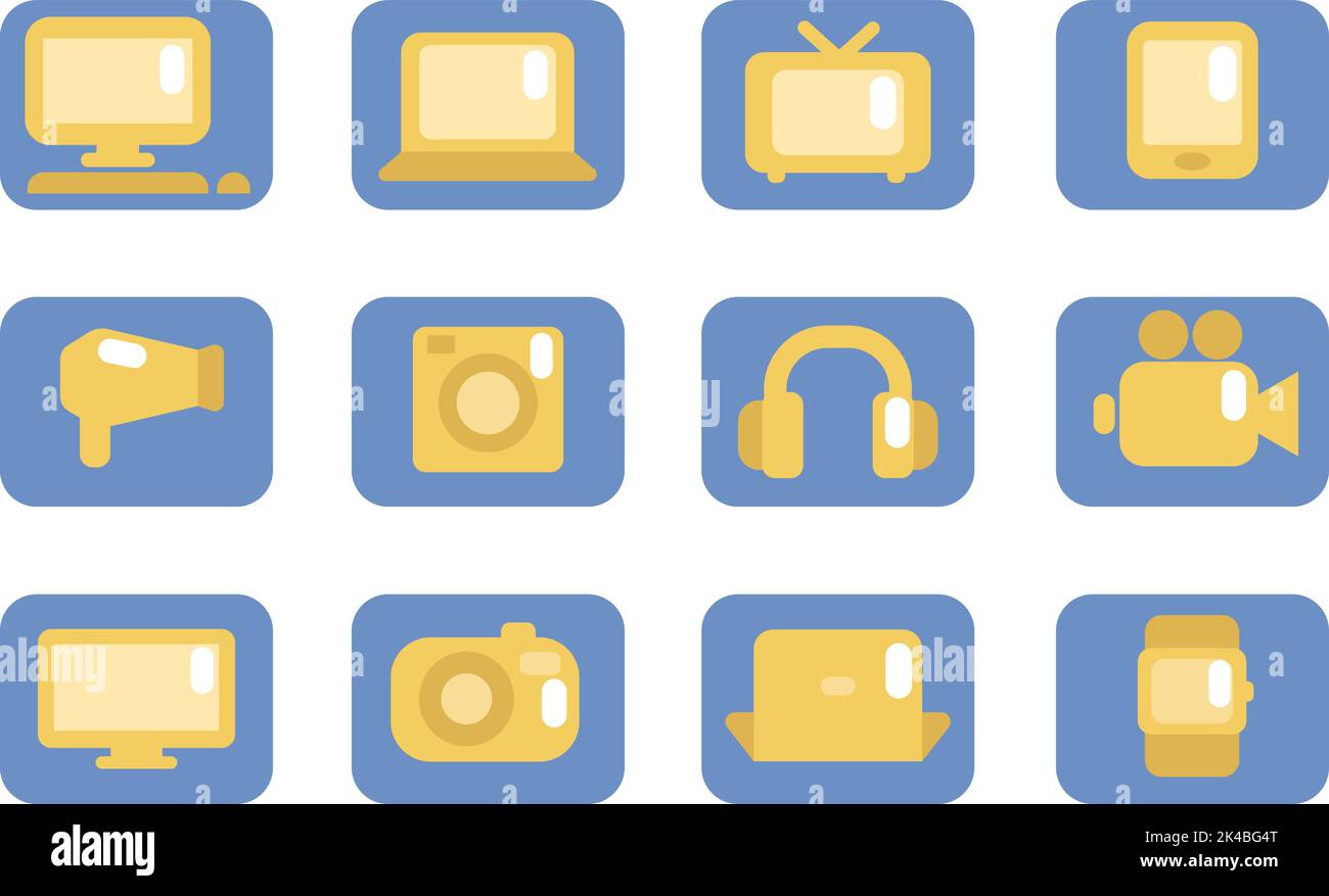 Gerätetechnologie, Illustration, Vektor auf weißem Hintergrund. Stock Vektor Gerätetechnologie, Illustration, Vektor auf weißem Hintergrund. Stock Vektor