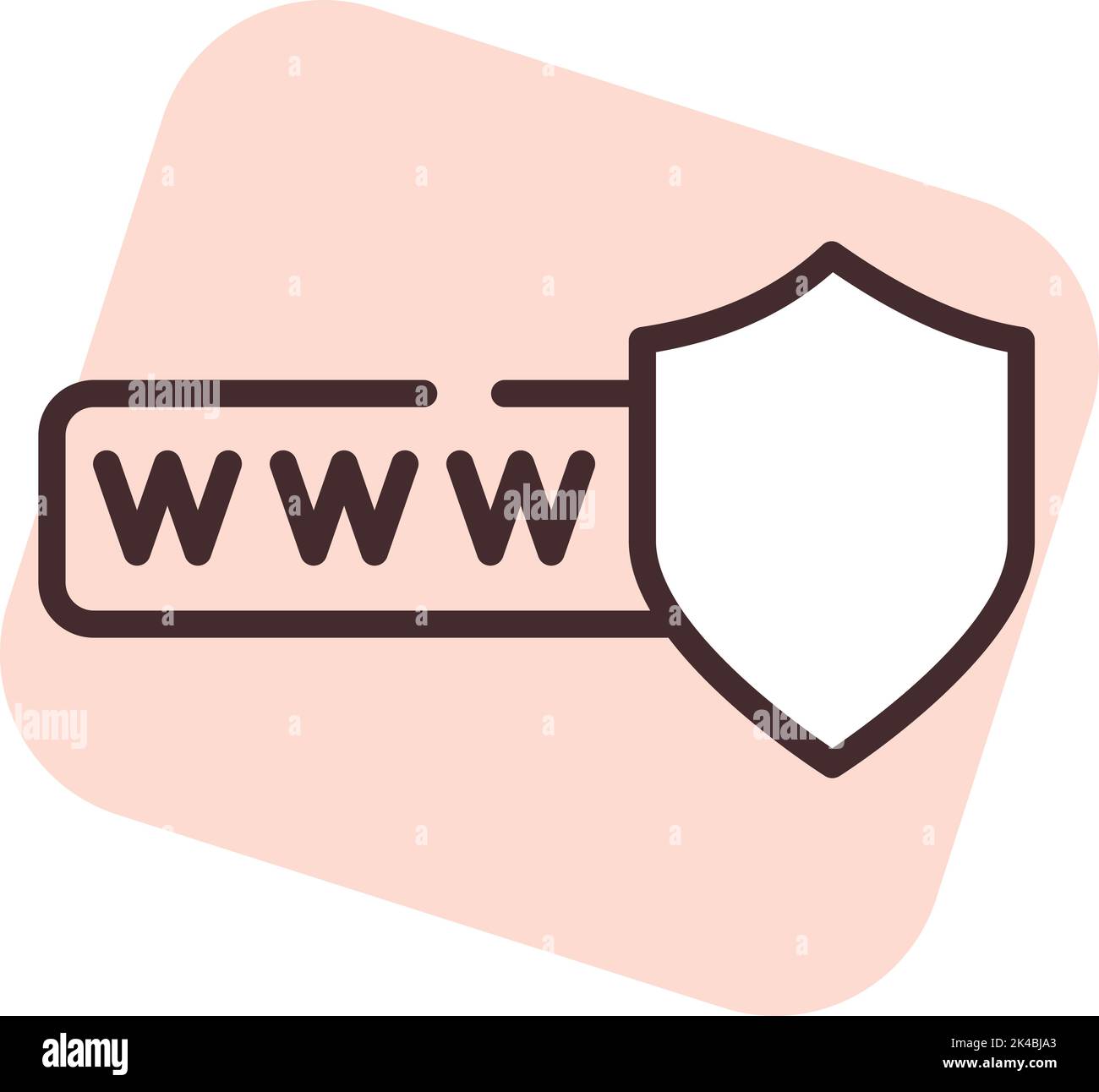 Cyber-Sicherheit online, Illustration, Vektor auf weißem Hintergrund. Stock Vektor