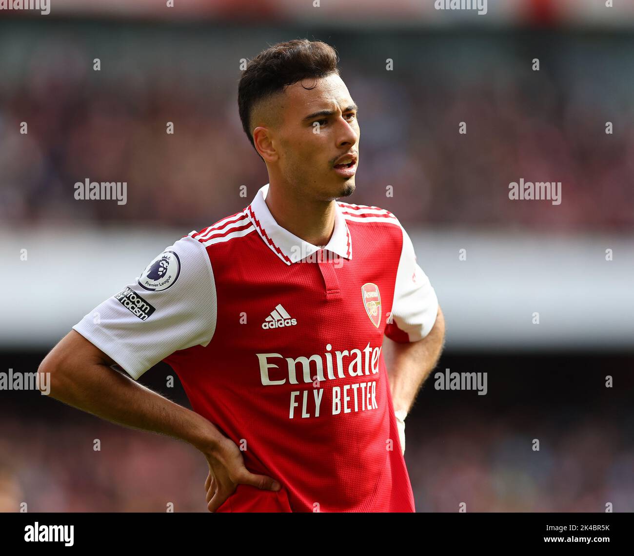 London, Großbritannien. 1. Oktober 2022. Gabriel Martinelli von Arsenal während des Spiels der Premier League im Emirates Stadium, London. Bildnachweis sollte lauten: David Klein/Sportimage Kredit: Sportimage/Alamy Live News Stockfoto