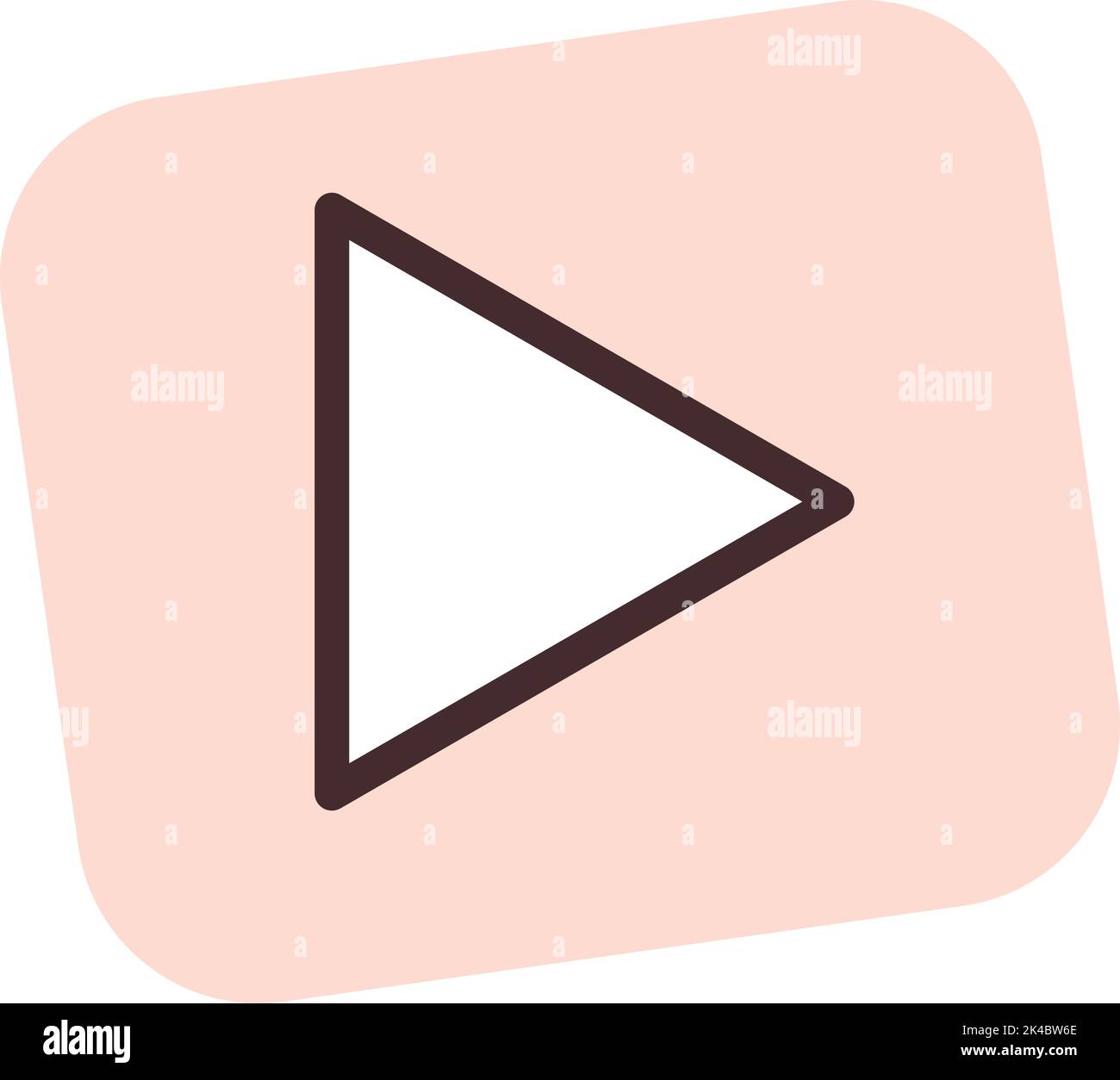 Wiedergabe von Medien Wiedergabe von Musiktitel, Illustrationen, Vektoren auf weißem Hintergrund. Stock Vektor