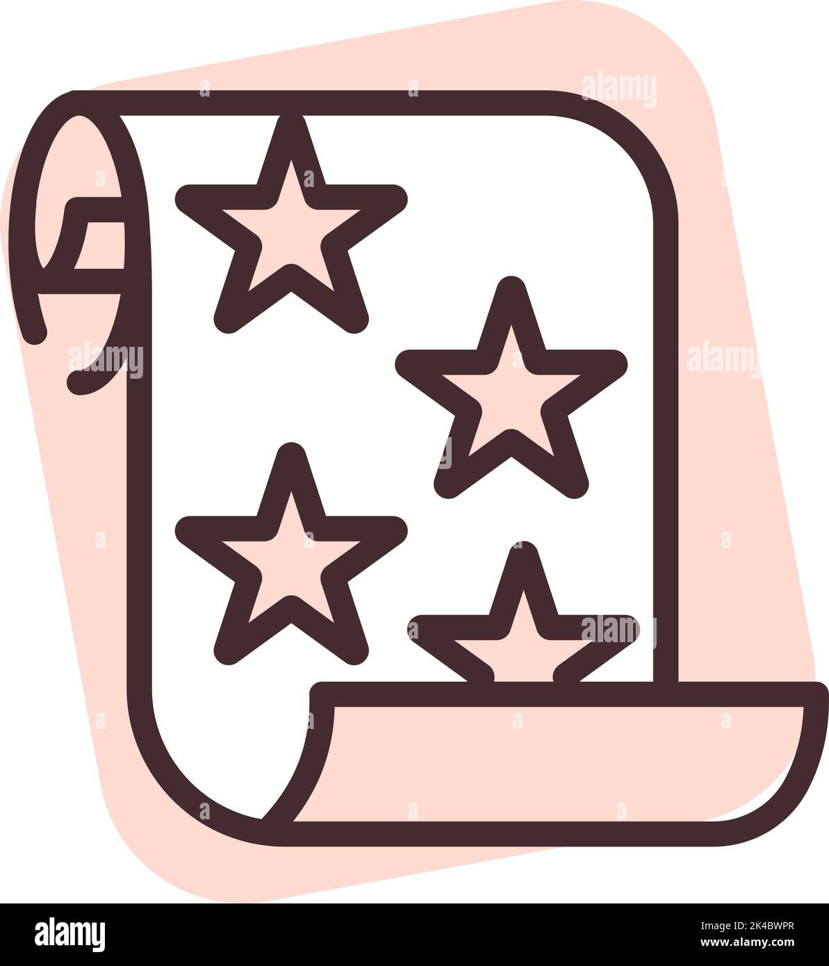 Drucken von Tapeten, Illustrationen, Vektoren auf weißem Hintergrund. Stock Vektor