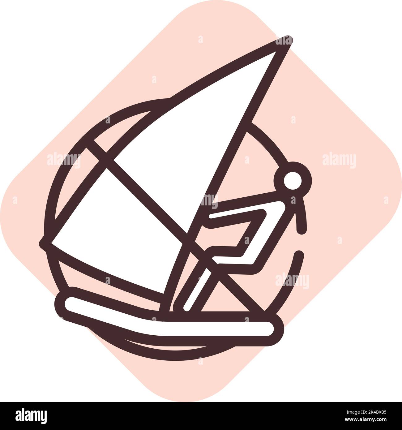 Pool und Strand kein Surfen erlaubt, Illustration, Vektor auf weißem Hintergrund. Stock Vektor