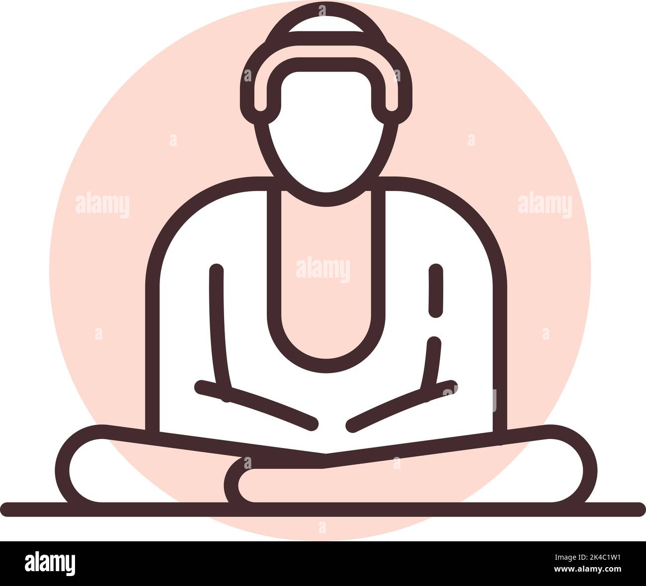 Reise nach Indien, Illustration, Vektor auf weißem Hintergrund. Stock Vektor