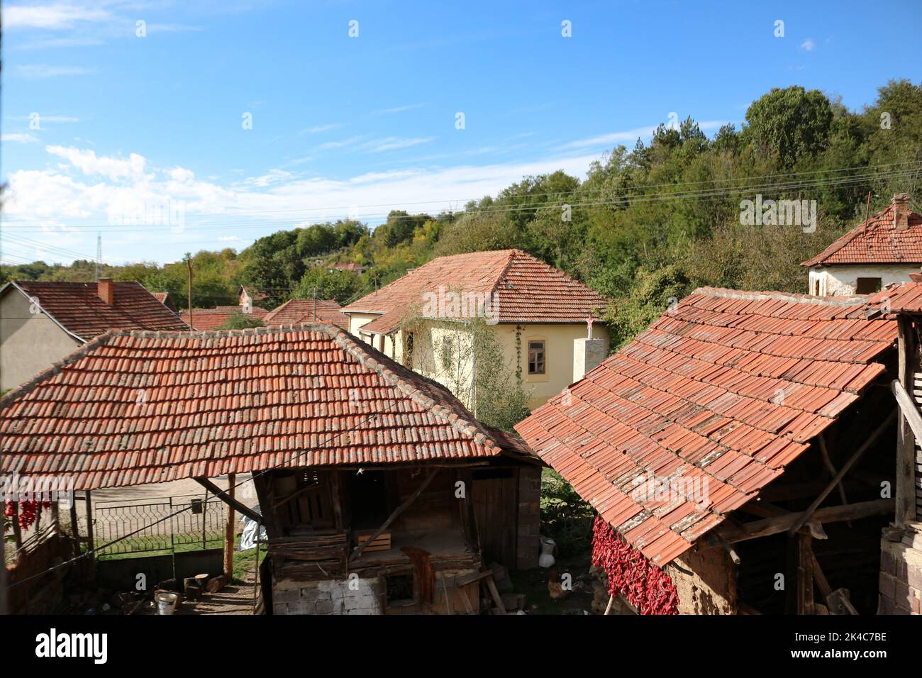 Ländliche Gegend Stockfoto