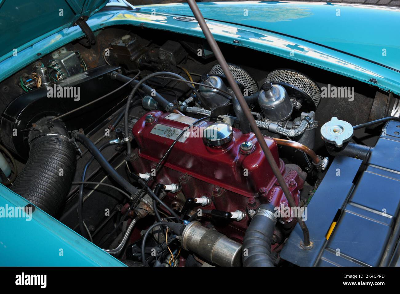 1957 blau Englisch MG. Stockfoto