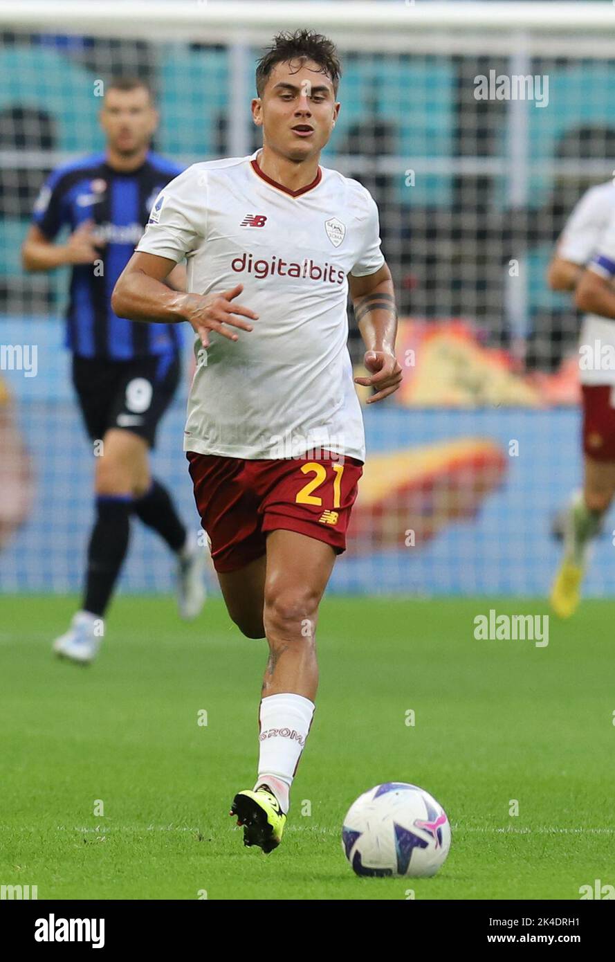Mailand Oktober 1 2022 G. Meazza Stadium Serie A Tim 2022/23 FC Inter als Roma im Foto : Paulo Dybala Antonio Saia Kredit: Christian Santi/Alamy Live News Stockfoto