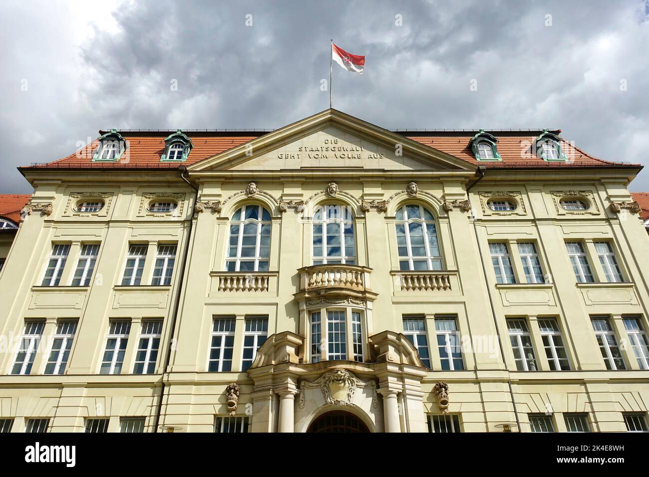 Staatskanzlei des Landes Brandenburg, Potsdam, Deutschland Stockfoto