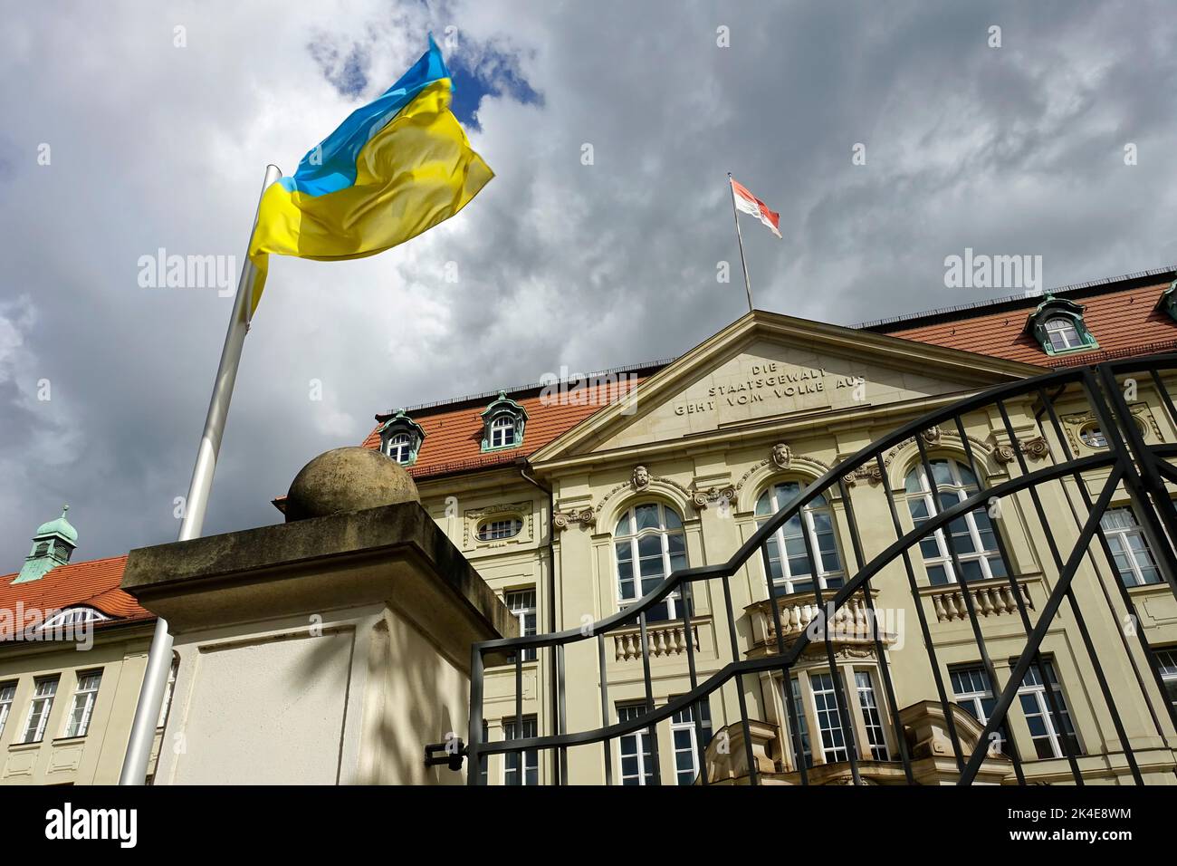 Staatskanzlei des Landes Brandenburg, Potsdam, Deutschland Stockfoto