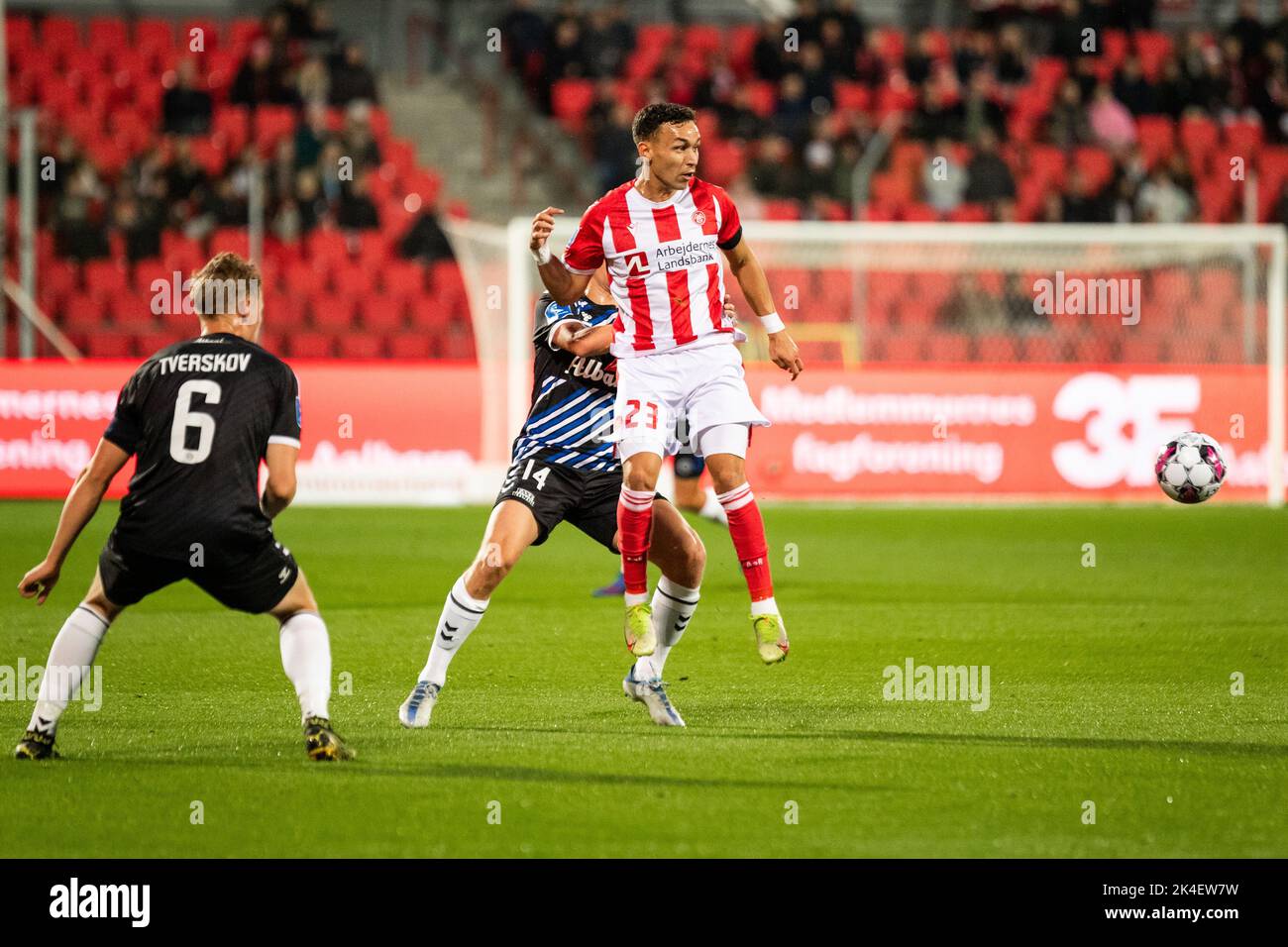 Aalborg, Dänemark. 30., September 2022. Younes Bakiz (23) von AAB ... - Aalborg Luksusboliger Aalborg Odense