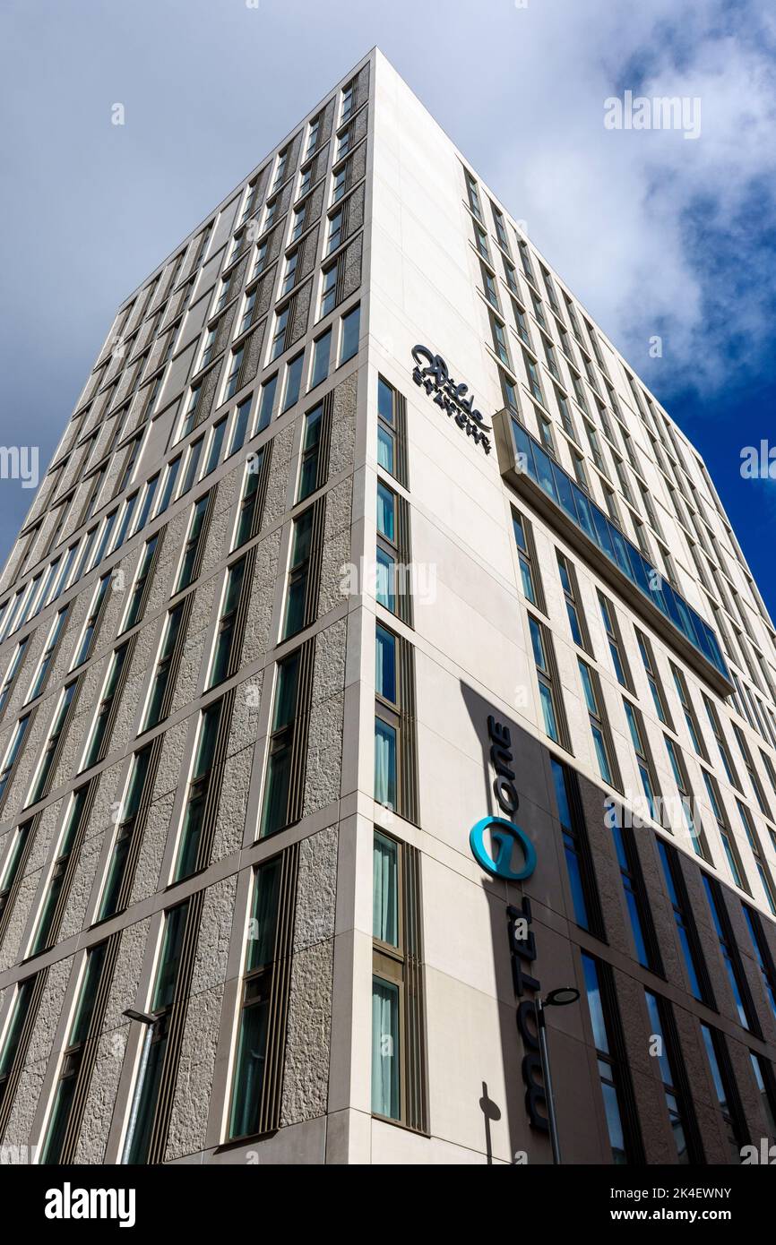 Motel One and Wilde, No.3 St. Peter's Square, Manchester, England, Großbritannien Stockfoto