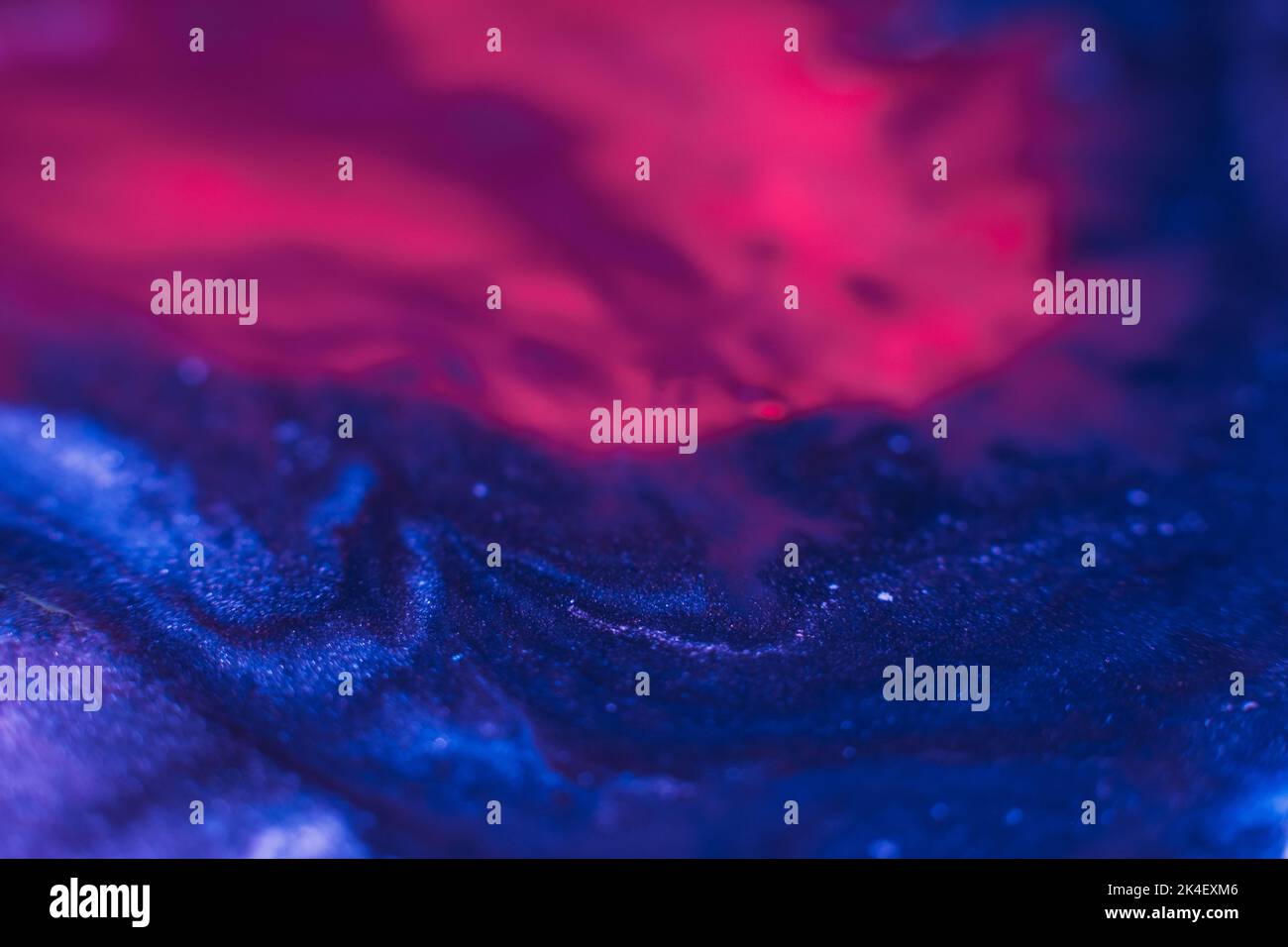 Farben mischen abstrakte Hintergrund Design blaue Tinten Stockfoto