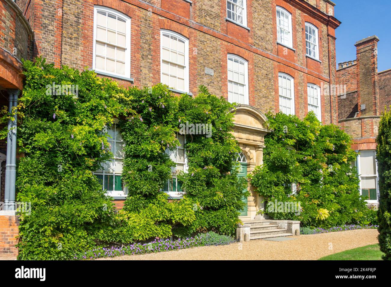 Peckover House & Garden, North Brink, Wisbech, Cambridgeshire, England, Vereinigtes Königreich Stockfoto