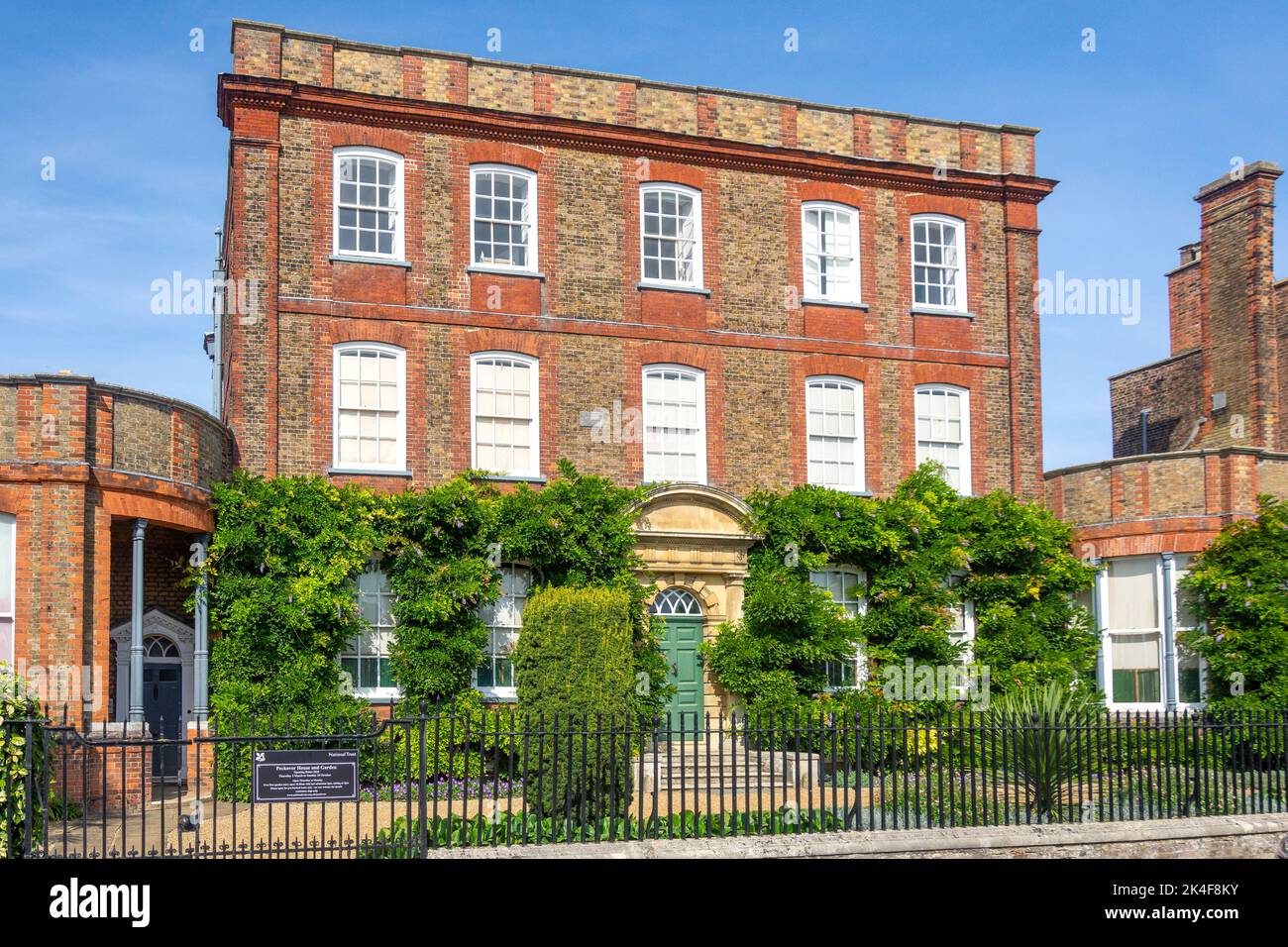 Peckover House & Garden, North Brink, Wisbech, Cambridgeshire, England, Vereinigtes Königreich Stockfoto