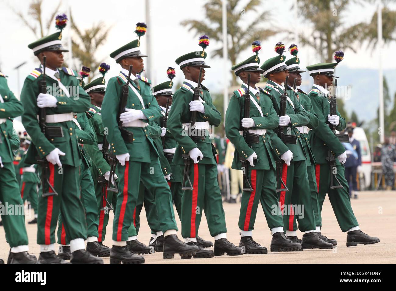 Abuja, Nigeria. Oktober 1. 2022. Nigeria Military School, Zaria, während des 62.-jährigen Jubiläums zum nigerianischen Unabhängigkeitstag. Stockfoto