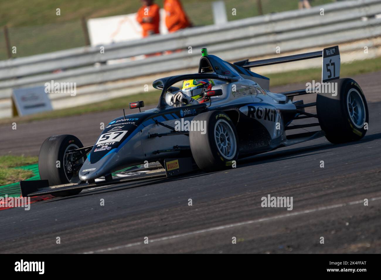 Aiden Neate #57 Phinsys Von Argenti Thruxton Freie Praxis 1 2022 Stockfoto