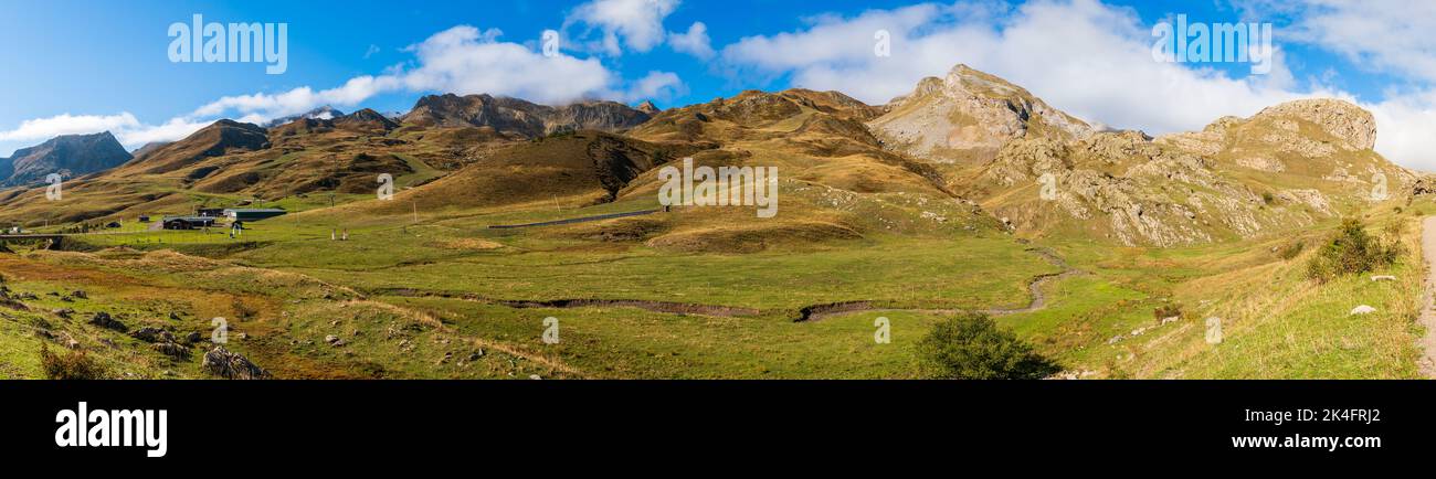 Col du Portalet auf 1794 Metern, und das Tena-Tal, in der Provinz Huesca, Aragon, Spanien Stockfoto