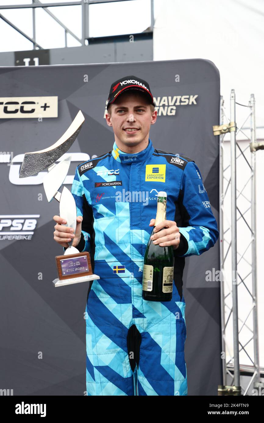 Andreas Bäckman (dritter Platz) beim STCC, beim großen Finale im ...