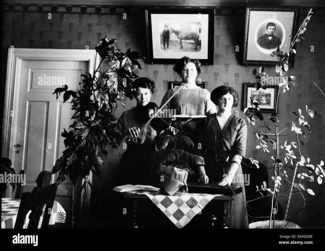 Musik und Gesang bei Lassar-Olov Nordic Stockfoto