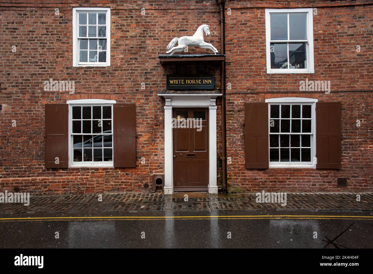 The White Horse Inn alias Nellies, Beverly, Yorkshire, Großbritannien Stockfoto