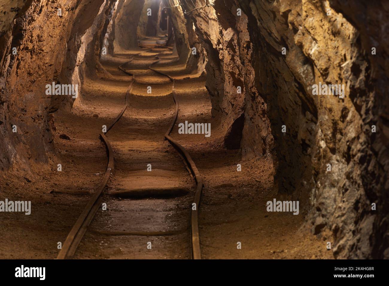 Alten Mine Tunnel Stockfoto