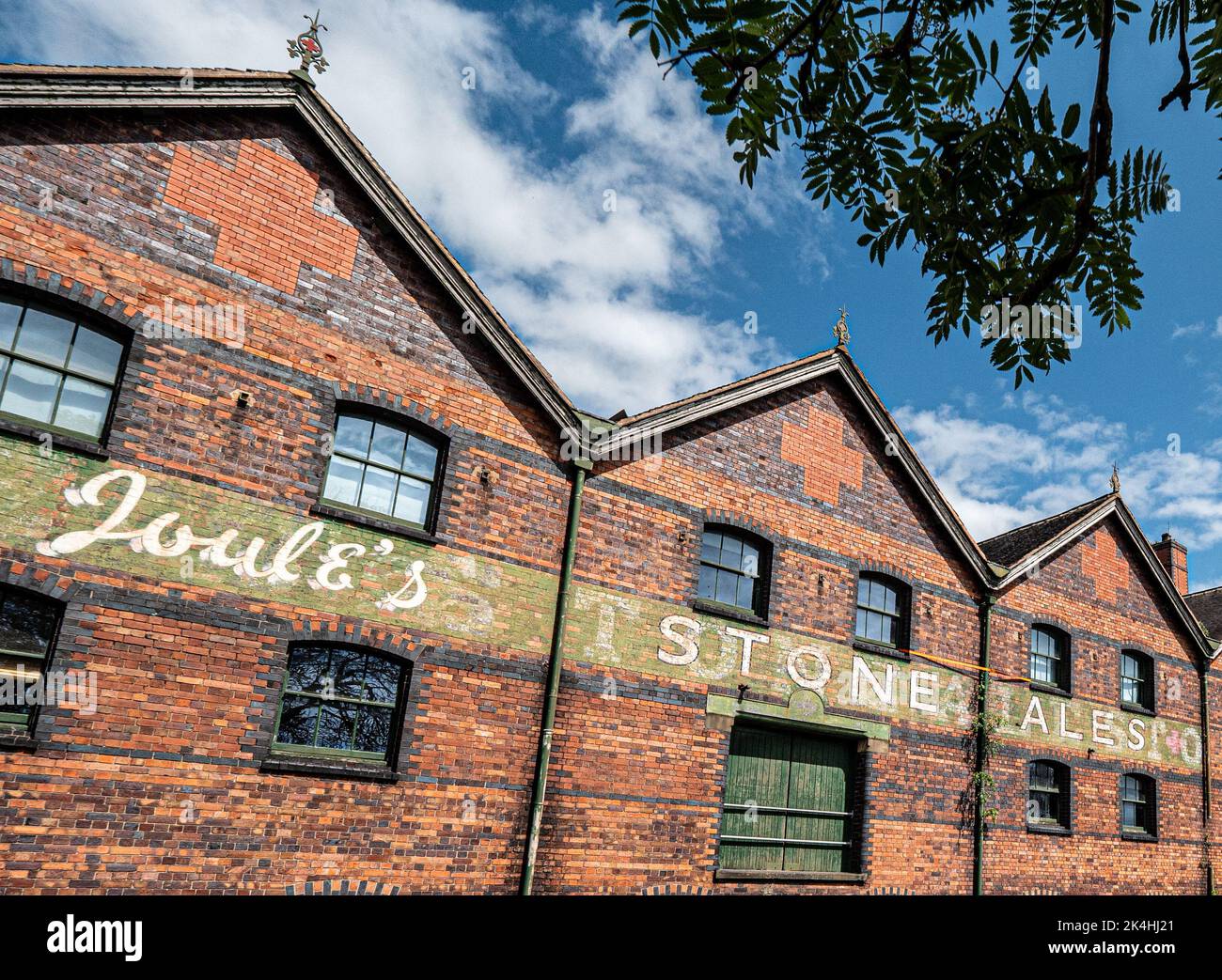 Alte Joule's Stone Ales Brauerei Stockfoto