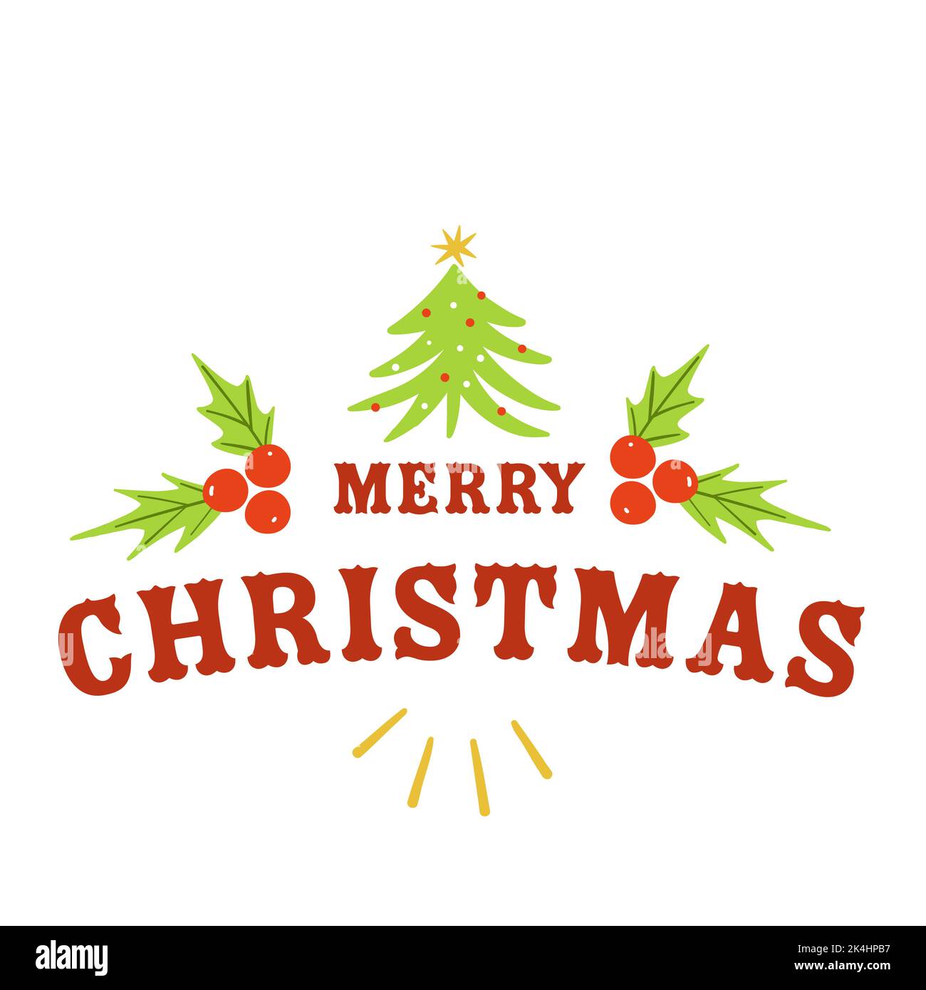 Komposition aus fröhlichem weihnachten und Heiligem auf weißem Hintergrund. weihnachten, Winter, Tradition und Feierkonzept digital generiertes Bild. Stockfoto