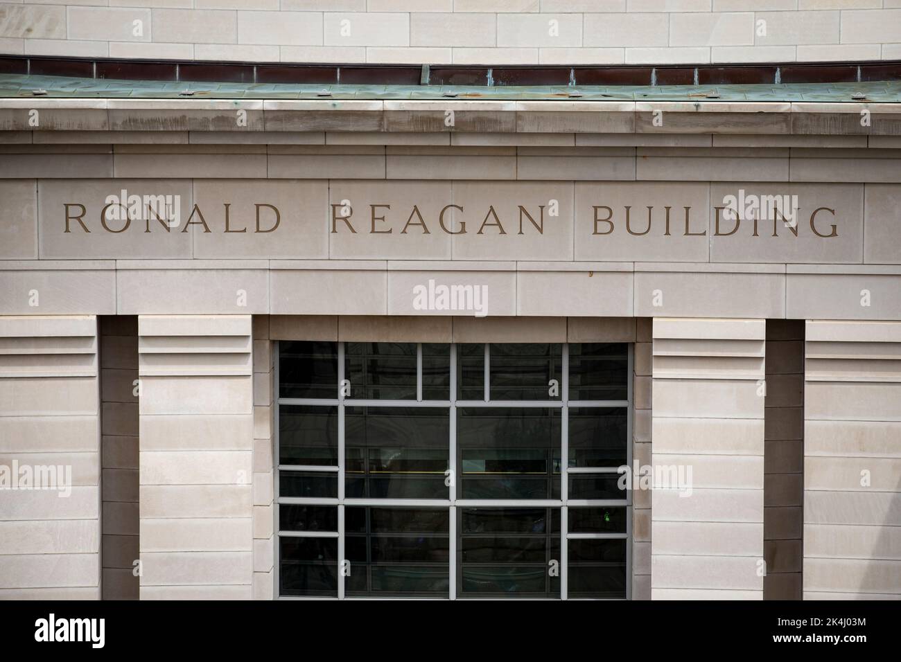Zoll- und Grenzschutzzentrale - das Ronald Reagan Gebäude, Washington, D.C. Stockfoto