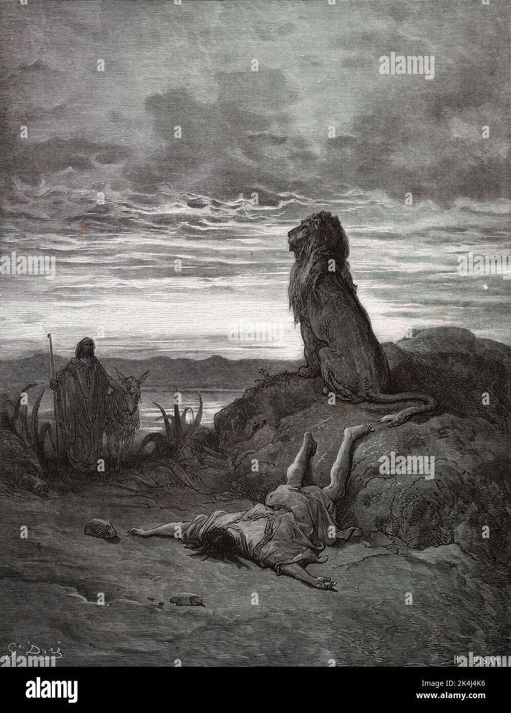 Der Tod des Propheten. Illustration von Gustave Dore aus der dritten