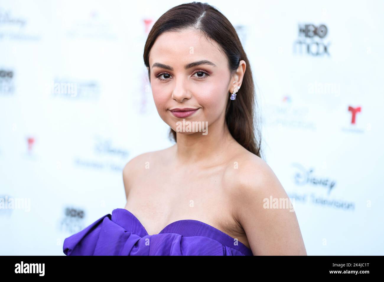 Los Angeles, Usa. 02. Oktober 2022. LOS ANGELES, KALIFORNIEN, USA - 02. OKTOBER: Aimee Carrero kommt bei den jährlichen Imagen Awards 37. an, die am 2. Oktober 2022 auf der LA Plaza de Cultura y Artes in Los Angeles, Kalifornien, USA, verliehen wurden. (Foto von Xavier Collin/Image Press Agency) Quelle: Image Press Agency/Alamy Live News Stockfoto