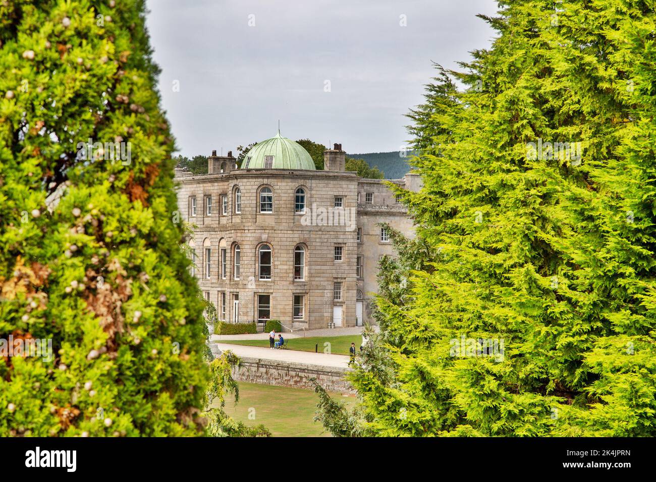 Powerscourt House and Gardens, eines der schönsten Anwesen in Irland Stockfoto