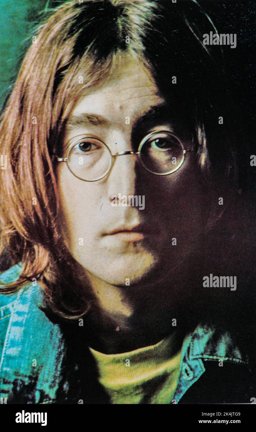 EMI CD-Booklet - The Beatles White Album. Stockfoto