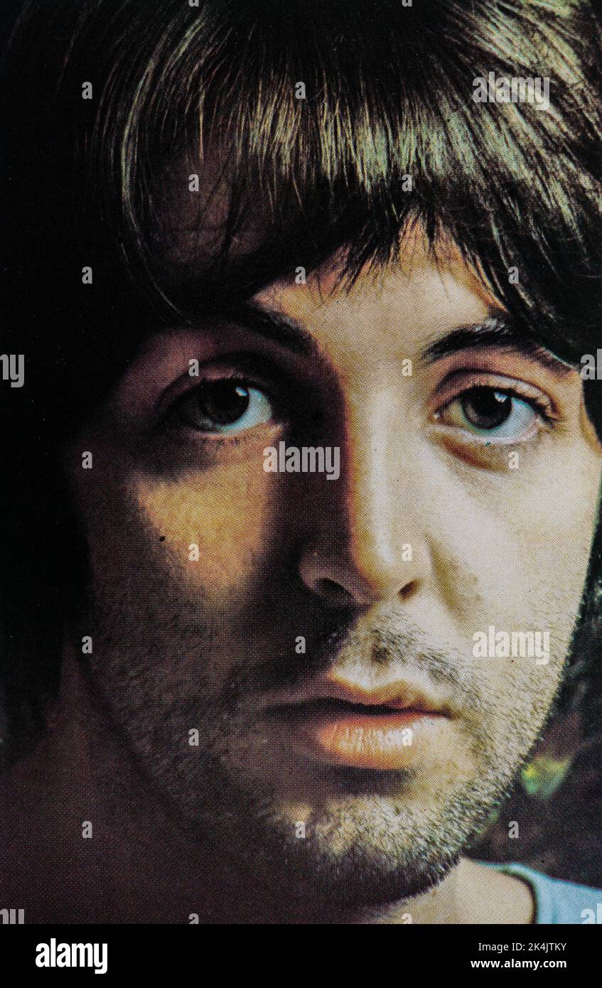 EMI CD-Booklet - The Beatles White Album. Stockfoto