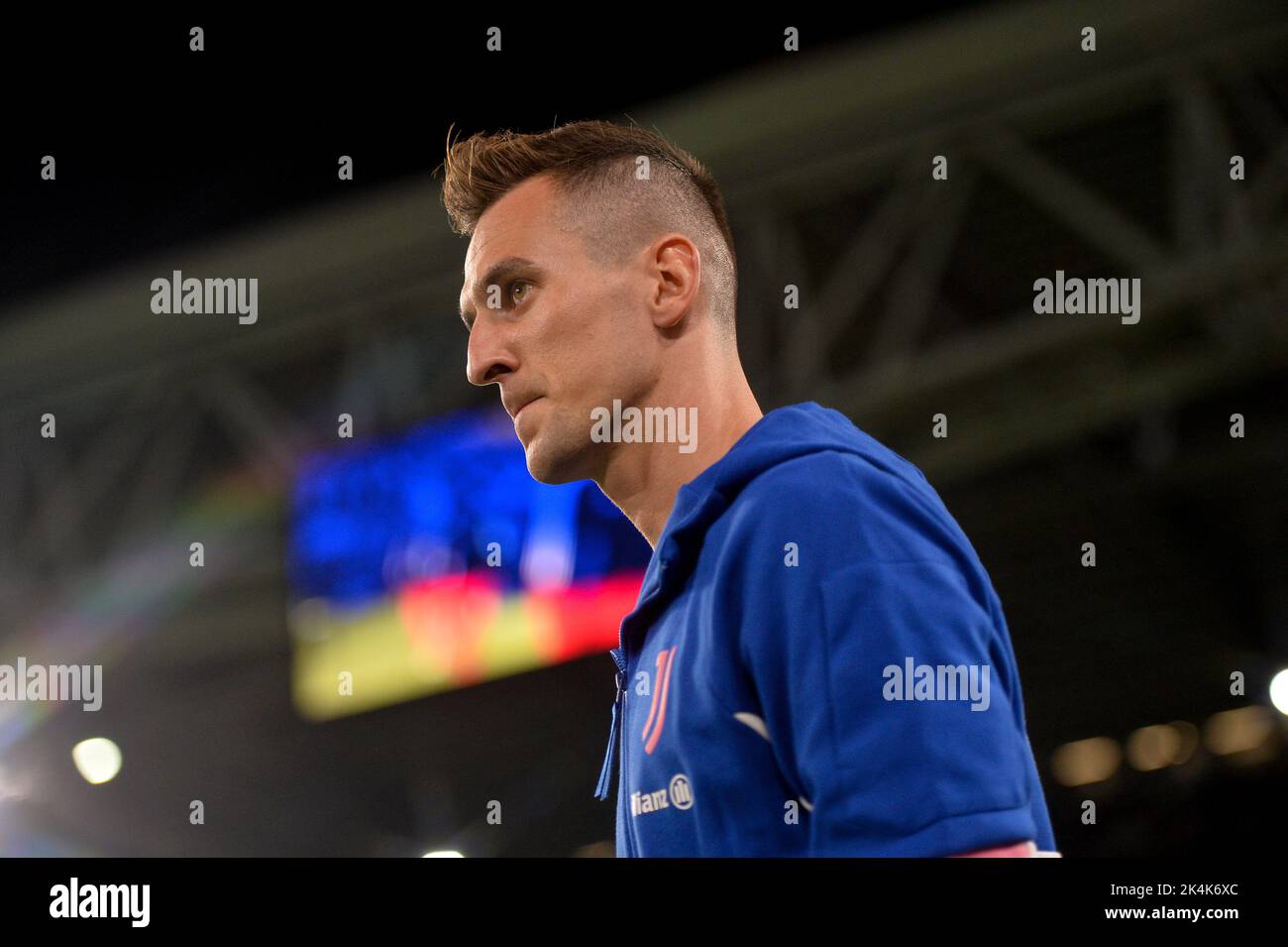 Arkadiusz Milik (Juventus) beim UEFA Champions LeagueSpiel der Gruppe