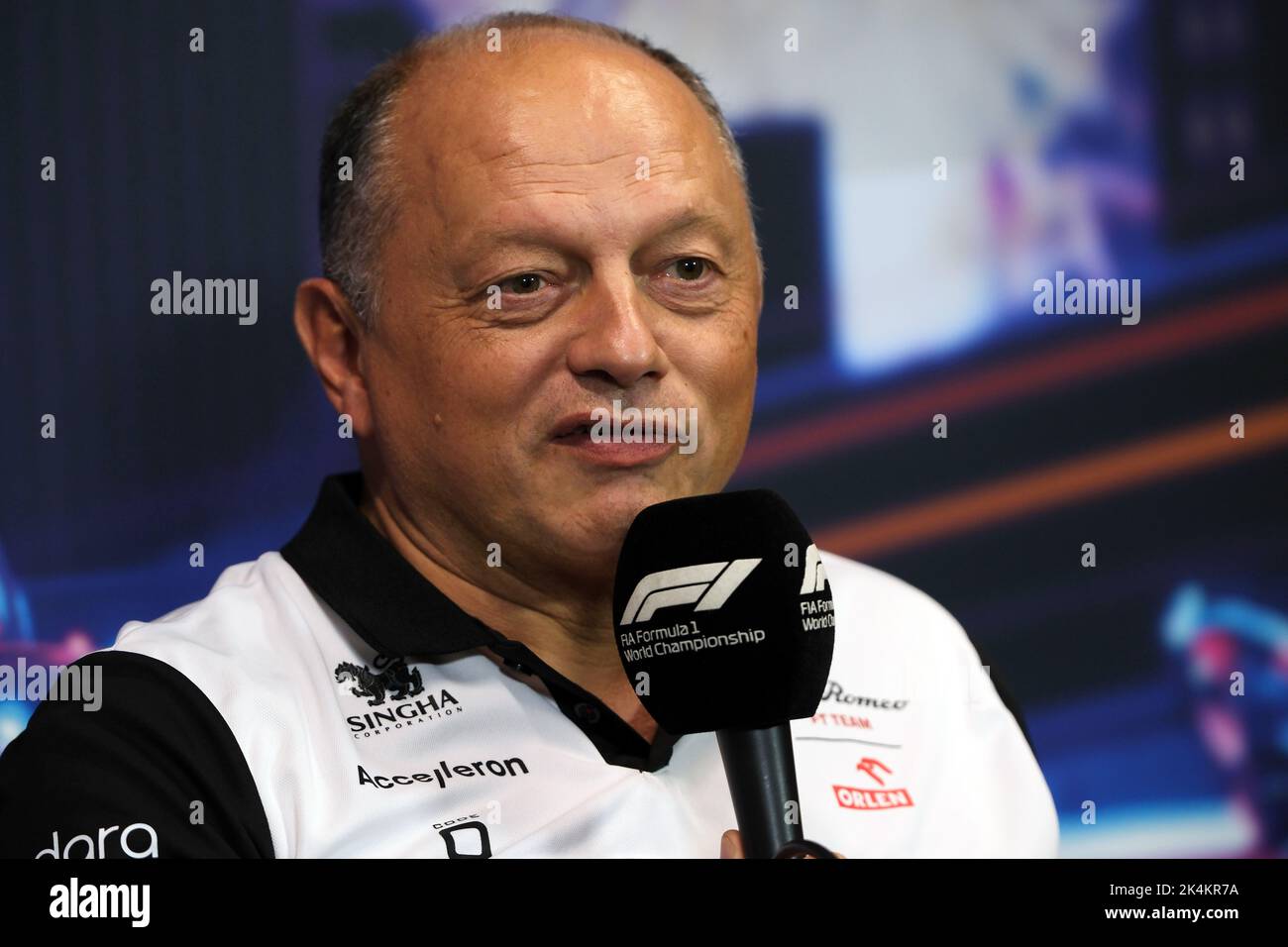 SINGAPUR, Singapur Street Circuit, 02. OKTOBER 2022 Frédéric Vasseur