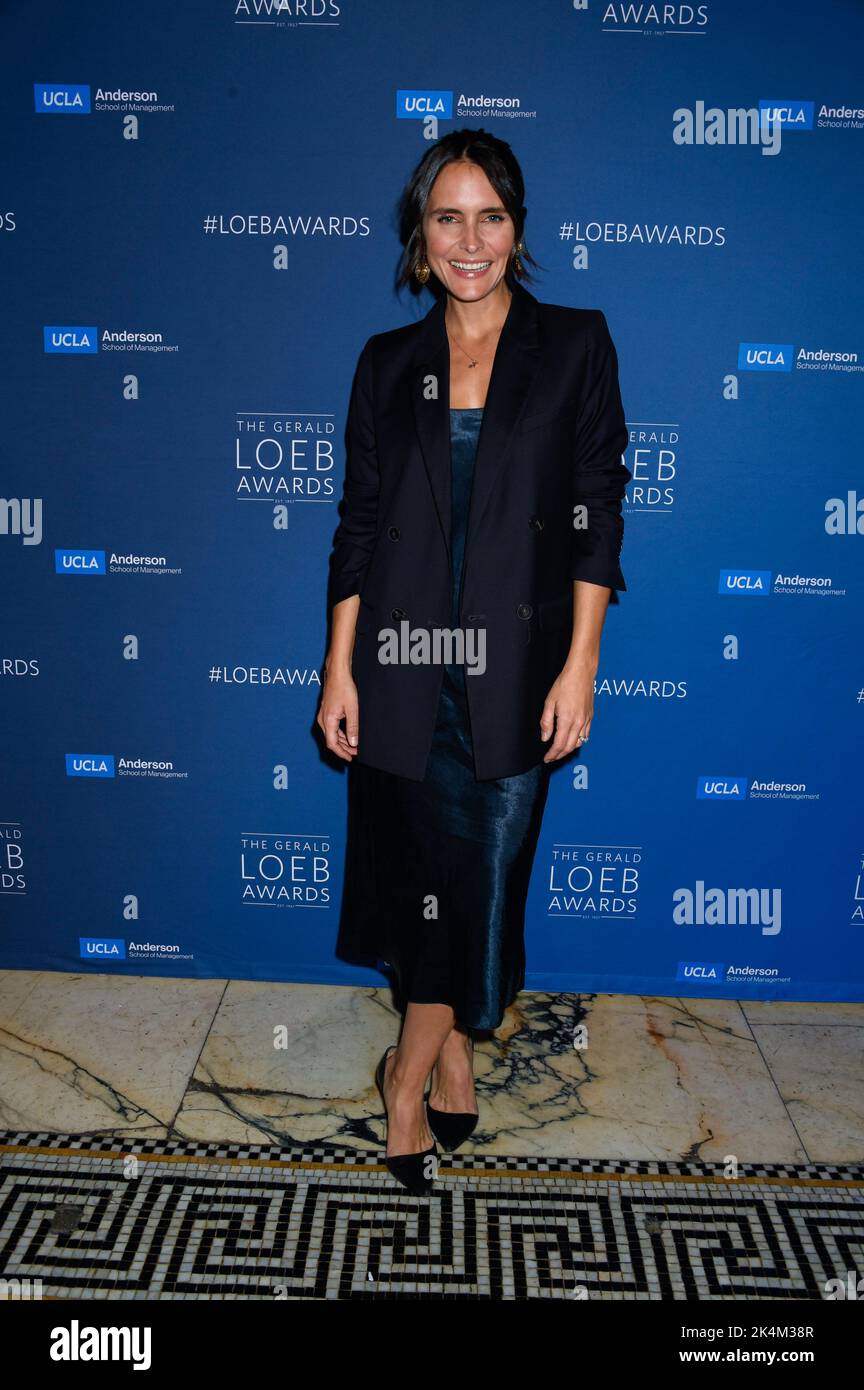 09/29/2022 New York, New York Lilia Luciano während der Gerald Loeb Awards 2022, die am Donnerstag, den 29. September 2022 in New York City, im Capitale abgehalten wurden. Foto von Jennifer Graylock-Alamy News Stockfoto