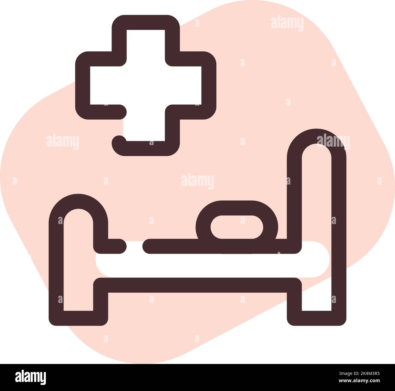 Covid 19 Krankenhaus, Illustration, Vektor auf weißem Hintergrund. Stock Vektor Covid 19 Krankenhaus, Illustration, Vektor auf weißem Hintergrund. Stock Vektor