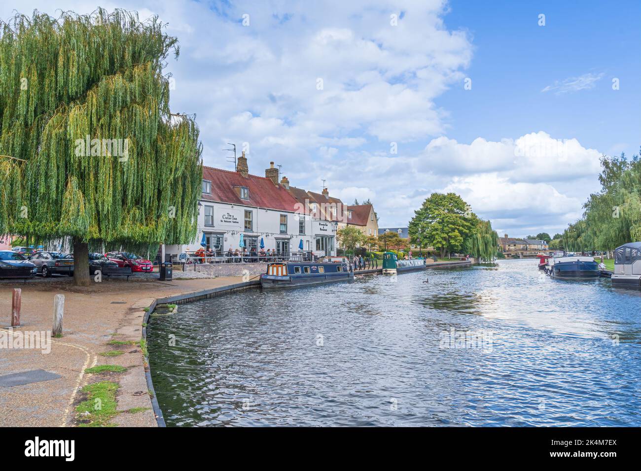 Ely Marina in der Stadt Ely Cambrdgeshire Stockfoto