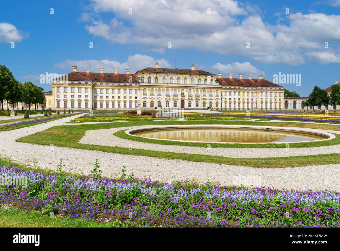 Neues Schloss Schleißheim, Schlossanlage Schleißheim, München, Bayern, Deutschland Stockfoto