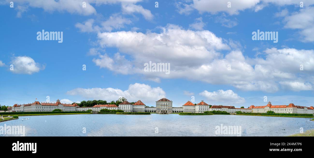 Schloss Nymphenburg (Schloss Nymphenburg), München, Bayern, Deutschland Stockfoto