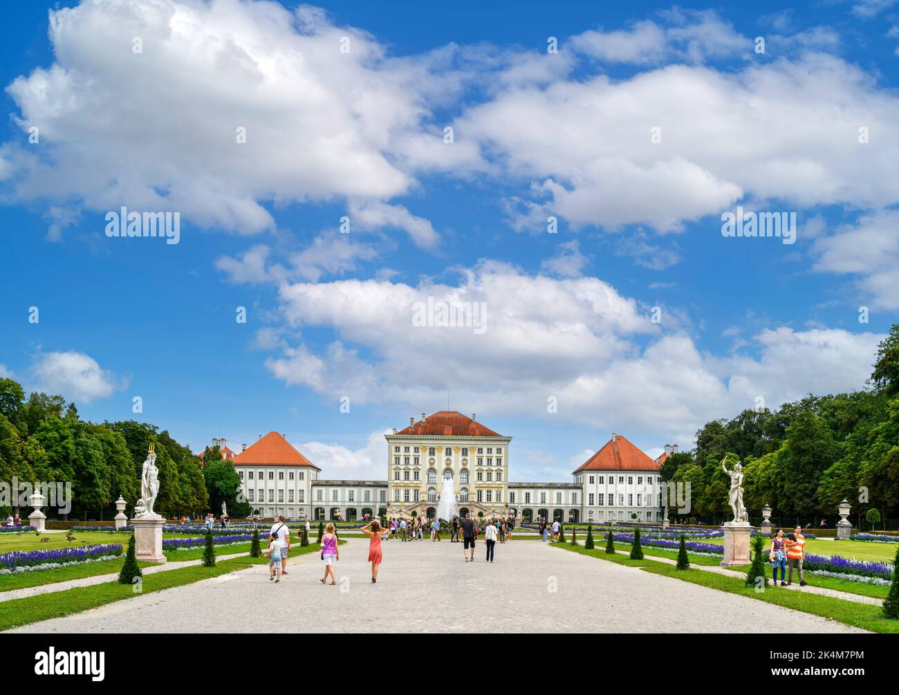 Schloss Nymphenburg (Schloss Nymphenburg), München, Bayern, Deutschland Stockfoto