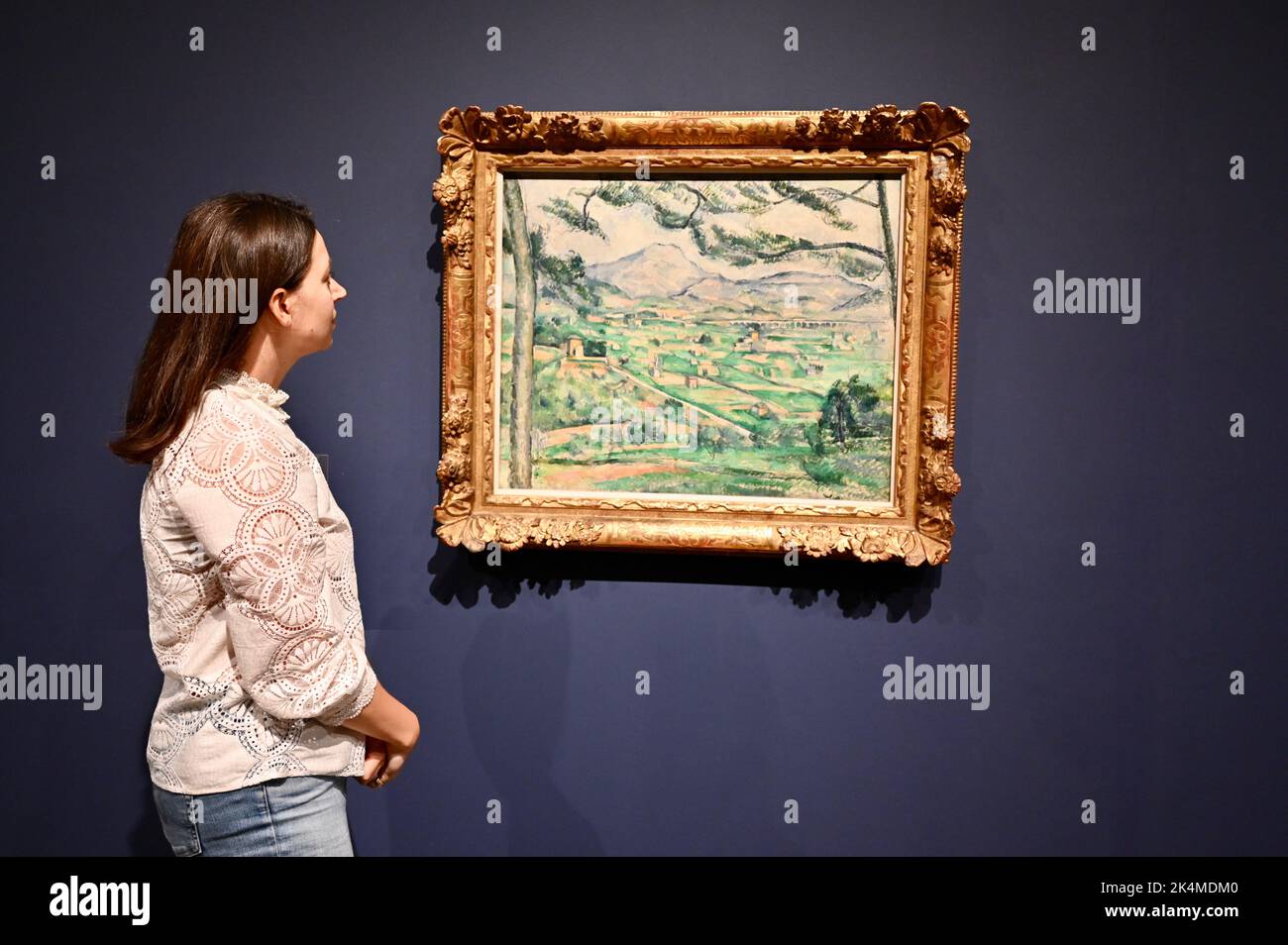 London, Großbritannien. Pressevorstellung der EY-Ausstellung: Cezanne. 5. Oktober 2022 - 12. März 2023. Tate Modern, Bankside. Stockfoto