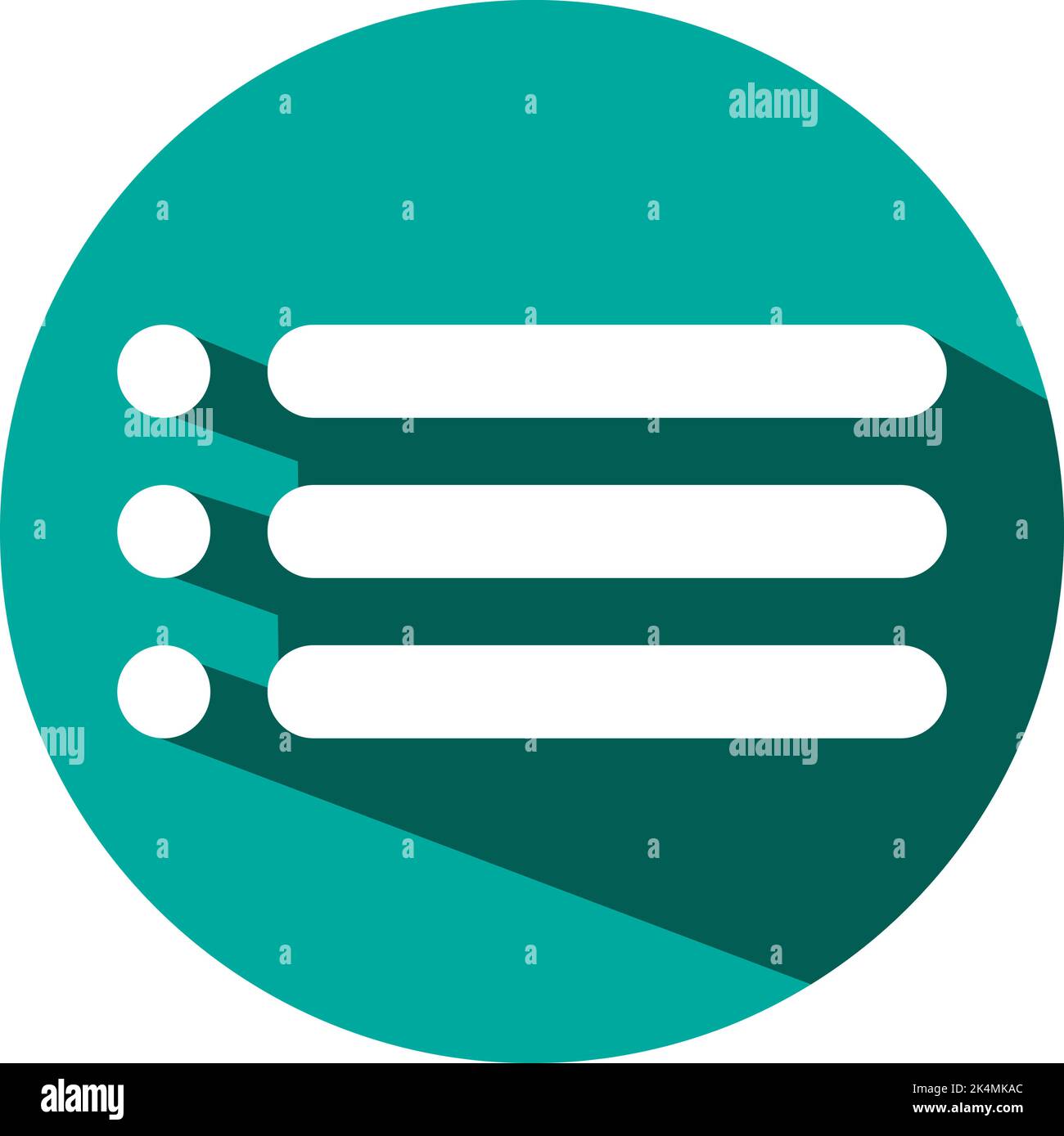 Mobile Wiedergabeliste, Illustration, Vektor auf weißem Hintergrund. Stock Vektor